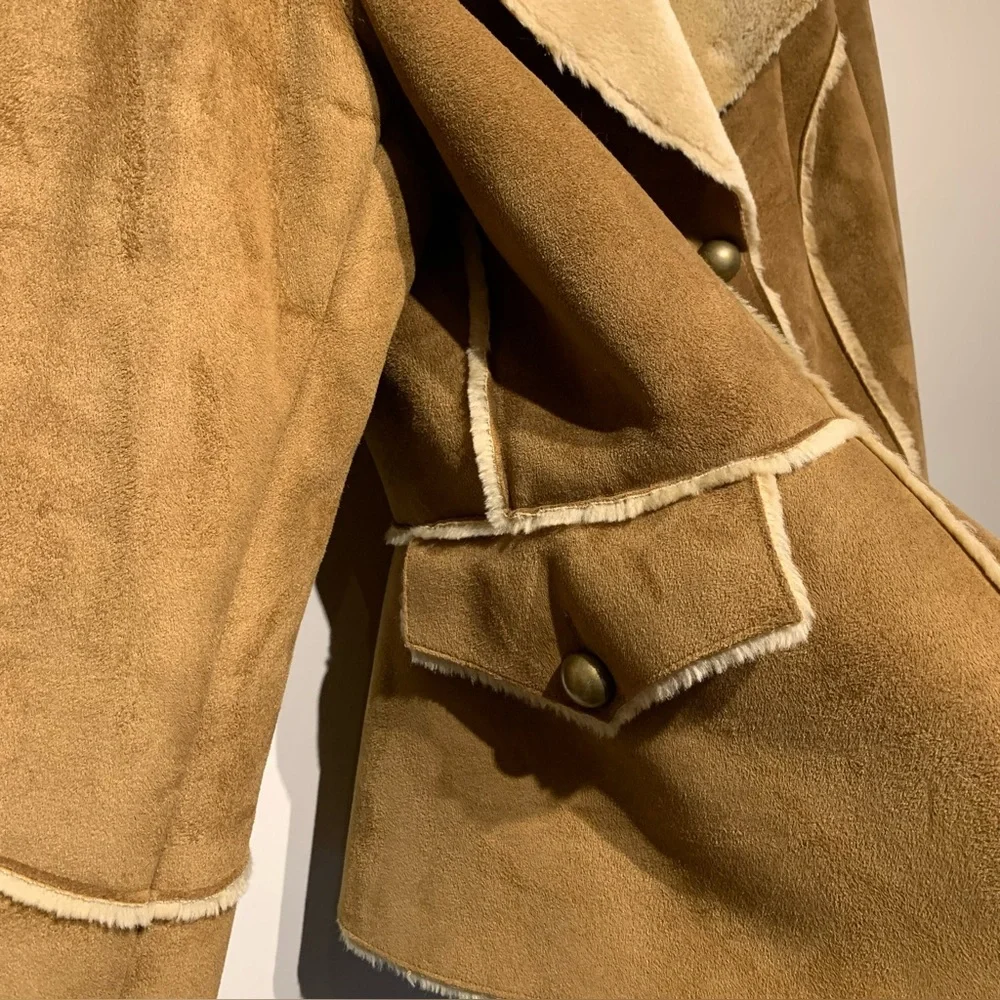 Vintage Guillaume Faux Leather Jacket XL-1X - Picture 4 of 10